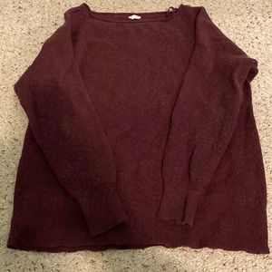 Garage maroon sweater!!